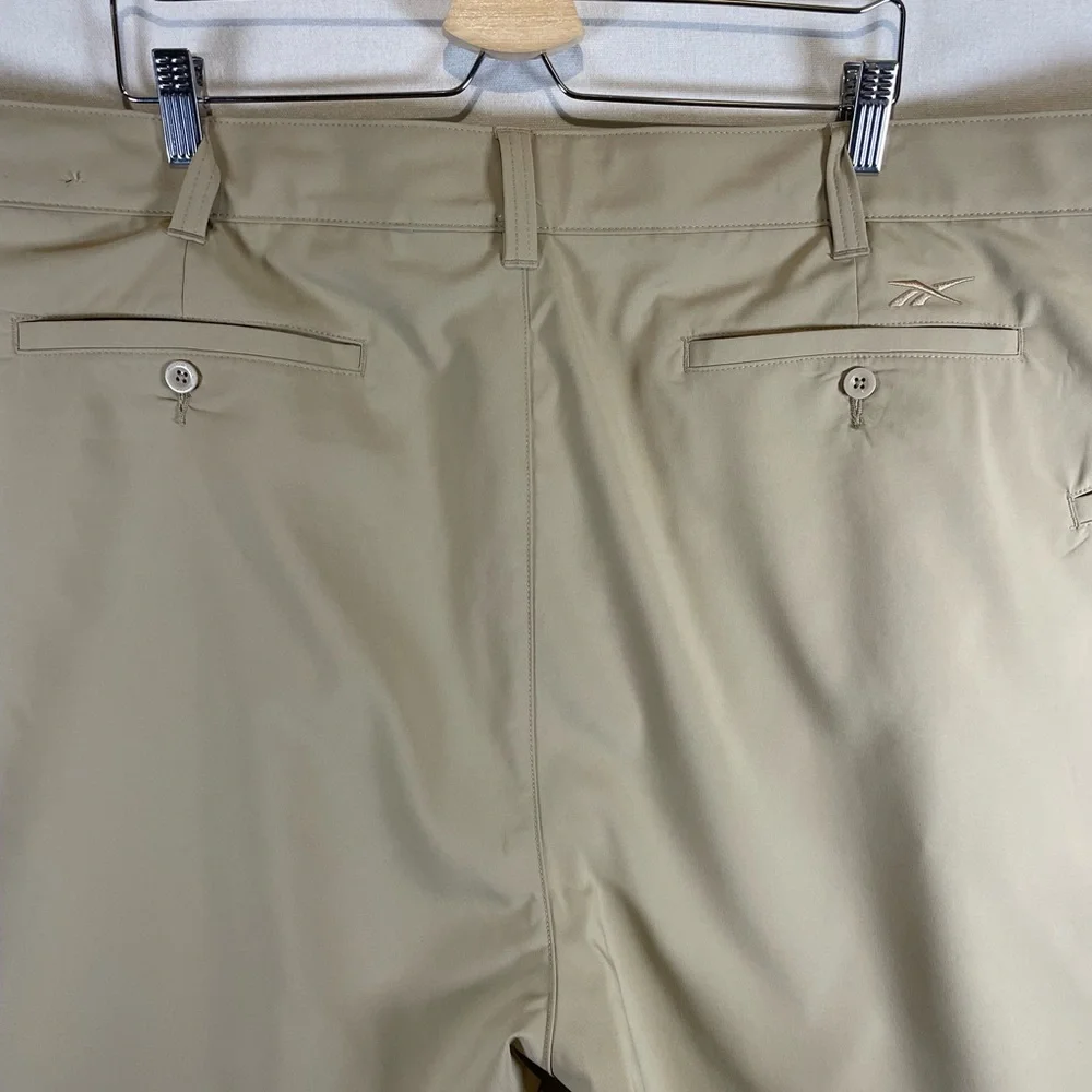 Reebok Golf Khaki Shorts Mens 50 Big & Tall Stretch